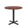 Correll Cafe and Breakroom Table with Mahogany Finish BXT30R-20-09-20 view 1