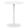 Counter Bistro Pub Tables, Metal End Table/Side Table/Nightstand/Round Small Table for Living Room, Patio, Sunroom, White (Size : Dia 70 x H 72cm) view 1