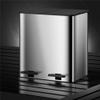Garbage Recycling Bin 18L/24LHousehold Stainless Steel Trash Can Large Classified Trash Can Kitchen Living Room Office Double Trash Wastepaper Basket Kitchen Trash Can (Color : Silver, Size : 24l) view 3