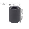 DYPASA Garbage Recycling Bin 10L/12L Large-Capacity Trash Can Household Bedroom, Toilet, Double-Bucket Paper Basket Trash can Kitchen Trash Can (Color : White, Size : 10l) view 3