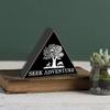 Woodland Animal Flower Art Print Wood Plaque Safari with Inspirational Quote Box Sign Table Decor,Animal Poster for Kids Bedroom Home Decor Nursery Decor Baby Room Decor -Be Wise view 3