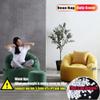 SXBCyan Bean Bag Chair Cover (Without Filler) Lazy Sofas Cover Cotton Lounger Chairs Seat Bean Bag Pouf Puff Couch Tatami Living Room Beanbags(Single-Green) view 4