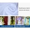 Altsuceser Wedding Arch Draping Fabric 2 Panels Fabric Drapes Arbor Drapery Wedding Ceremony Reception Swag Decorations, Sheer Backdrop Curtain for Party Ceiling Decor Champagne view 3