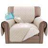 H.VERSAILTEX Chair Sofa Slipcover Sofa Cover 100% Waterproof Couch Cover Furniture Protector Cover with Elastic Straps for Pets Kids Children Dog Cat(Chair, Coconut Milk) view 1