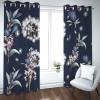 Dandelion Flowers Blackout Curtains, 3D Retro Print Window Curtains, Thermal Insulated Room Darkening Grommet Drapes 2 Panel Set for Living Room Bedroom Kitchen Decor 42" W x 63" L view 3