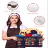 Flower Flag Large Storage Baskets Bins Country Rustic Independence Day Stars Stripes Collapsible Storage Box Laundry Organizer for Closet Shelf Nursery Kids Bedroom 2 Pack 15x11x9.5 view 4