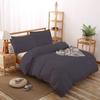 1 Piece Duvet Cover 100% Egyptian Cotton 800 Thread Count Oversized Queen (98"x98") Size Duvet Cover, Soft Breathable Luxury Bedding Set with Zipper Clouser & Corner Ties - Dark Grey Solid view 3