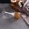 7oz Champagne Cup Wine Glasses Bride and Groom Champagne Flutes for Toasting,Wedding Gifts,Couples Gifts,Wedding Decorations (C) view 2