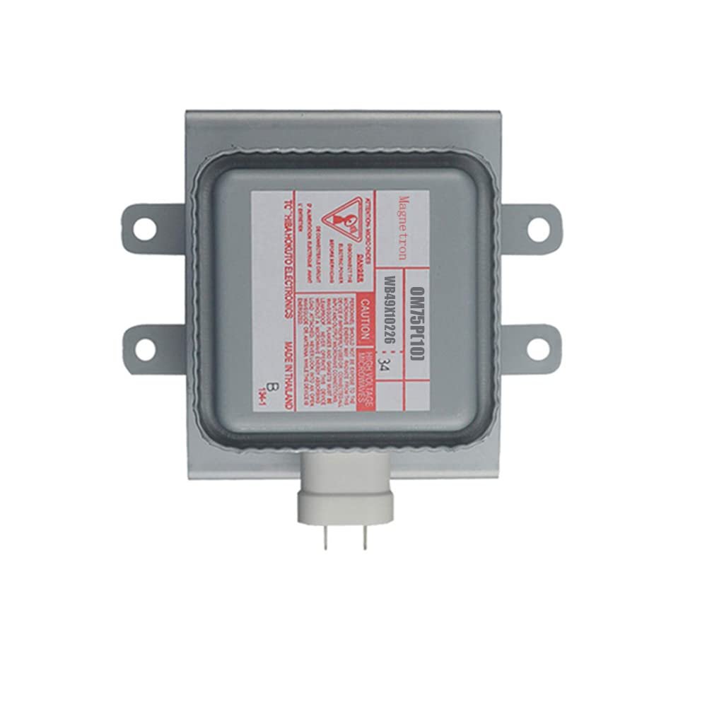 WB49X10226,OM75P(10) Magnetron for GE Kenmore Monogram Microwave Oven Repair Part Replace WB27X10489 1608251 AH2577626 EA2577626 2M248J Microwave Magnetron