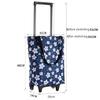Folding Shopping Bag Lady Big Cart Shopping Bag Storage Bag Portable Buy Vegetable Trolley with Wheels Market b view 2