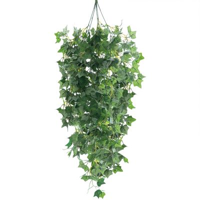 EZGISH Home Decoration Silk Green Ivy Garland Artificial Plant Vines Wall Hanging Rattan Leaves Branches Wedding Decoration