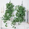 EZGISH Home Decoration Silk Green Ivy Garland Artificial Plant Vines Wall Hanging Rattan Leaves Branches Wedding Decoration view 3