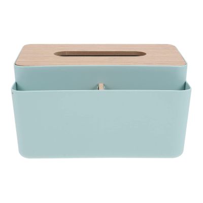 Cabilock Tissue Box Storage Container Plastic Tissue Holder for Home Decor Easy Installation for Kitchen Bedroom Living Room and Office