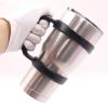 Cabilock 5 Colors Anti-Slip Adjustable Tumbler Travel Handle 30 Oz Stainless Steel Cup Holder for Mug, Travel Cup Tumbler Cup, Black (7M122815F9172F) view 4