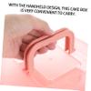 Cabilock 1pc Portable Buckle Cake Carrier Handle Round Cupcake Holder Tray for Transport for Parties Bakeries and Home Use Design view 4