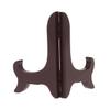 NOLITOY Plate Display Stand Vintage Wooden Easel Stand Tabletop Plate Holder Picture Frame Display for Books Picture Frames Medals 4 Inch view 1