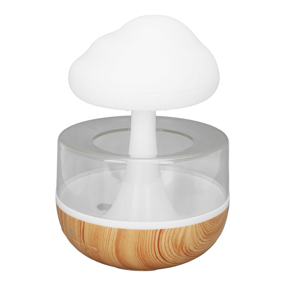 FOTABPYTI Water Drip Cloud Diffuser, Rain Cloud Humidifier Adjustable LED Light for Bedroom