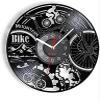 Modern Roman Numerals Wall Clocks 12 Inch Wall Clock Mountain Bike Vinyl Record Wall Clock Mountain Biking Black Retro Wall Art Home Decor Silent Wall Watch Adventure Bicycle Gift view 1