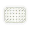 Place mat Dining Table Place Mats Leather Placemat Green Floral Insulated Placemat Plate Mat Home Daily Use Coffee Table Mat No Wash Bowl Mat Pot Mat Table Mat Heat-Resistant Placemats Anti-Skid Place view 3