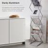 Floor Stand Literature Storage Rack, Coffee Shop Magazine Brochure Display Stand, Newspaper Organizer for Church Office Living Room view 4
