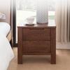 BONAD Bedside Cabinets Nordic Style Bedroom Simple Locker Bedside Cabinet Square Bedside Cabinet Corner Cabinet Living Room Sofa Side Table Nightstand view 2