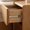 BONAD Bedside Cabinets Home Bedroom Bedside Table Movable with Roller Bedside Cabinet Small Apartment Simple Storage Storage Cabinet Nightstand view 4