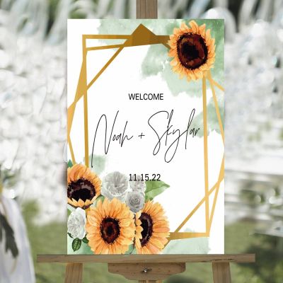Thank You for Coming Please Take One Wood Wedding Welcome Sign Sunflower Rose Wreath Green Paint Wedding Welcome Sign Boho Bridal Shower Welcome Sign Entrance Decor 16x24in