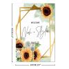 Thank You for Coming Please Take One Wood Wedding Welcome Sign Sunflower Rose Wreath Green Paint Wedding Welcome Sign Boho Bridal Shower Welcome Sign Entrance Decor 16x24in view 2