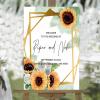 Farmhouse Wood Wedding Welcome Sign Welcome to Bridal Shower Custom Name Wedding Welcome Sign Sunflower Rose Wreath Green Paint Wedding Welcome Signage Engagement Party Sign 16x24in view 1