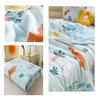 LUZBOSE Ultra-light summer seam superfine fiber down quilt car blanket nap blanket summer cool quilt air conditioner quilt(180 * 220CM, A4) view 3