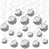 60Pieces Disco Party Decorations 70s Disco Ball Hanging Swirls Disco Party Banner Streamers Hanging Decorations for Retro Disco Garland Party 1970s Birthday Party Hippie Cutouts Favors Supplies view 1