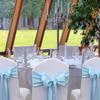 MAGTOWNE Satin Baby Blue Chair Sashes Bows 50 Pack for Wedding Party, Light Blue Sashes for Chair Covers and Chairs Decor view 2