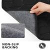 YIHOUSE Memory Foam Bath Mat Cobblestone Bathroom Rugs Super Water Absorbent Bath Mats for Bathroom Machine Washable Bath Rugs(24 x 36,Black) view 4