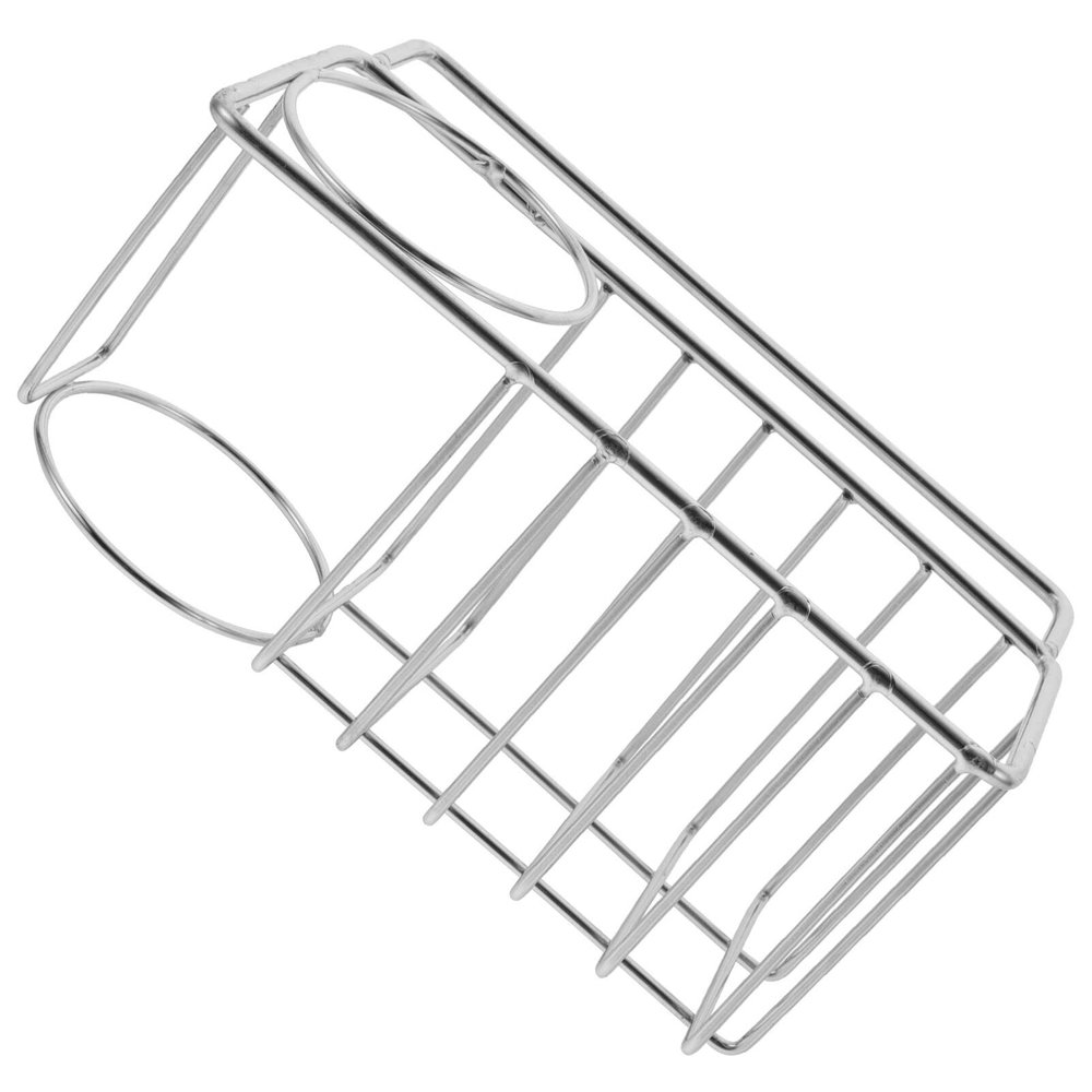 UPKOCH Stainless Steel Kitchen Sink Sponge Holder Portable and Lightweight Storage for Sponges Dish Towels Cleaners Easy to Install Space-Saving Organizer No-Drill Adhesivegift Idea
