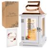 HN HAIINAA 40th Wedding Anniversary Lantern 40th Anniversary Wedding Gifts for Couple Parents Husband Wife Grandparents, Happy 40th Anniversary Decoration view 1