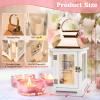 HN HAIINAA 40th Wedding Anniversary Lantern 40th Anniversary Wedding Gifts for Couple Parents Husband Wife Grandparents, Happy 40th Anniversary Decoration view 3