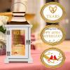 HN HAIINAA 40th Wedding Anniversary Lantern 40th Anniversary Wedding Gifts for Couple Parents Husband Wife Grandparents, Happy 40th Anniversary Decoration view 4