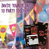 LWBEO BBQ Birthday Invitation Cards, Barbecue Party Invites, Kids Happy Birthday Party Decorations Supplies, 20 Fill-in Cards with Envelopes for Boys or Girls Party Celebration - B17 view 4