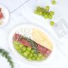 Restaurantware Oval Clear Plastic Ripple Dome Lid, 100 Pack view 3