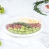 Restaurantware Oval Clear Plastic Ripple Dome Lid, 100 Pack view 4