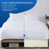 Dee's Collection Ivory Magic Bed Skirt Cal King Size -22 Inch Drop Split Corner Magic Bedskirts -Microfiber Box Magic Bedskirts -Never Lift Your Mattress - Hotel Quality Magic Bed Skirt view 3