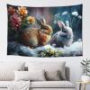 Baxozud very cute rabbits Home decoration,Tapestry Psychedelic Tapestry Wall hanging Bedding Tapestry view 2