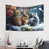 Baxozud very cute rabbits Home decoration,Tapestry Psychedelic Tapestry Wall hanging Bedding Tapestry view 3