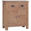 WEHUOSIF Sideboard,Living Storage Cabinets,Entry Table,Hall Cabinets, Buffet Lockers, Console Table, with 2 Drawers and 2 Doors,for Hallway, Entryway or Living Room,25.6"x11.8"x29.5" Solid Teak Wood view 1