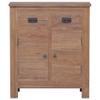 WEHUOSIF Sideboard,Living Storage Cabinets,Entry Table,Hall Cabinets, Buffet Lockers, Console Table, with 2 Drawers and 2 Doors,for Hallway, Entryway or Living Room,25.6"x11.8"x29.5" Solid Teak Wood view 3