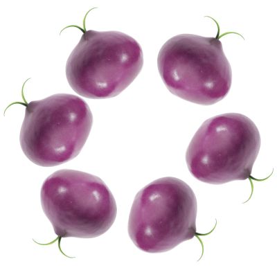 Milisten Simulation Onion Artificial Vegetable Model 3.14X2.75X2.75In Foam Photography Prop for Home Kindergarten and Educational Use
