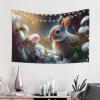 Baxozud very cute rabbits Home decoration,Tapestry Psychedelic Tapestry Wall hanging Bedding Tapestry view 3