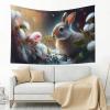 Baxozud very cute rabbits Home decoration,Tapestry Psychedelic Tapestry Wall hanging Bedding Tapestry view 4