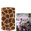 Aerdce Cute Giraffe Print Pattern Plinth Cover for Baby Wild Birthday Party,Newborn Baby Shower Adventure Animals Cylinder Covers Jungle Safari Pedestal Cover Props HP-1269-D40H90 view 1
