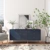 Boyle Living Sideboard with 2-Door Accent Cabinet and 3 Drawer Cabinet for Living Room, Hallway, Entryway or Kitchen (Blue) view 1